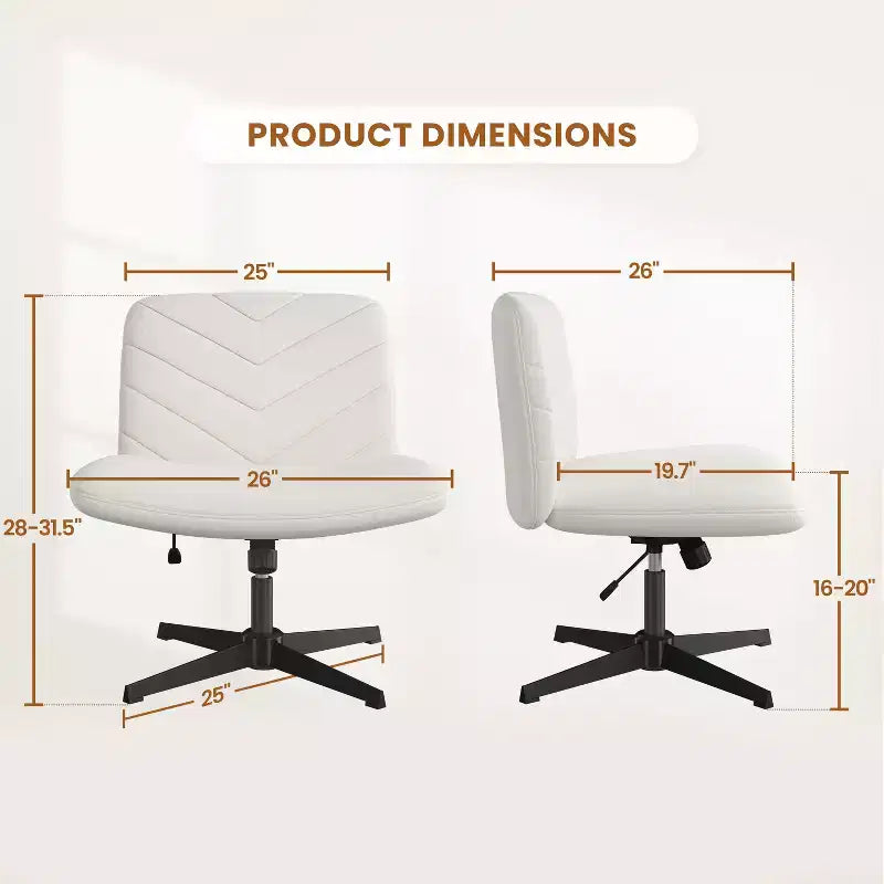 Fauteuil de bureau pivotant en tissu, chaise de bureau pour la maison