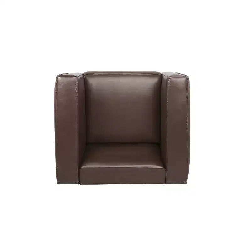 Fauteuil club contemporain en similicuir