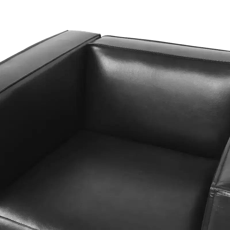 Fauteuil club contemporain en similicuir