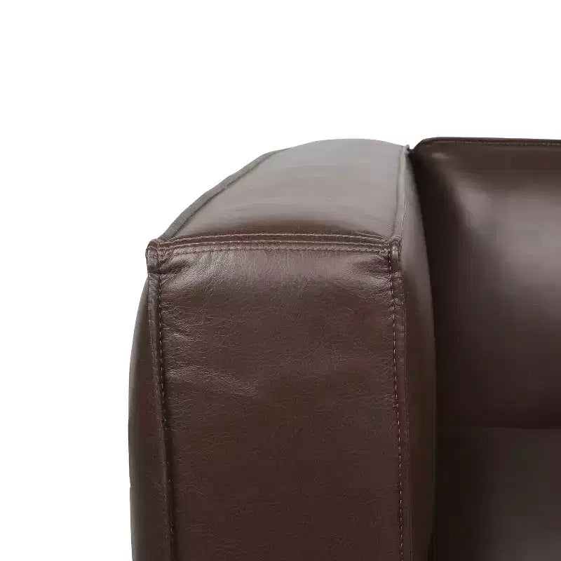 Fauteuil club contemporain en similicuir