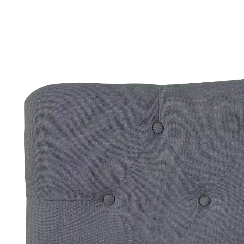 Tête de lit capitonnée en lin, taille Queen, avec hauteur réglable, fixation murale ou sur cadre de lit