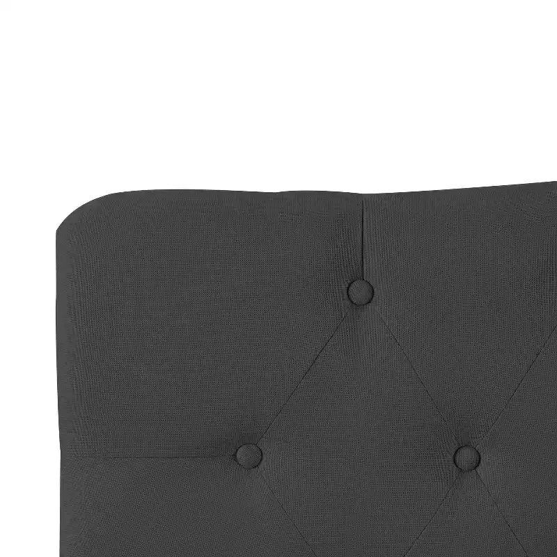 Tête de lit capitonnée en lin, taille Queen, avec hauteur réglable, fixation murale ou sur cadre de lit