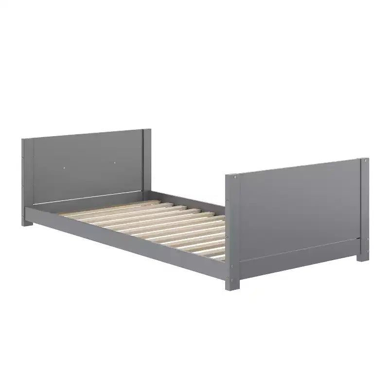 Lit superposé pour enfants en bois massif transformable, deux lits jumeaux, avec échelle, sommier tapissier non requis