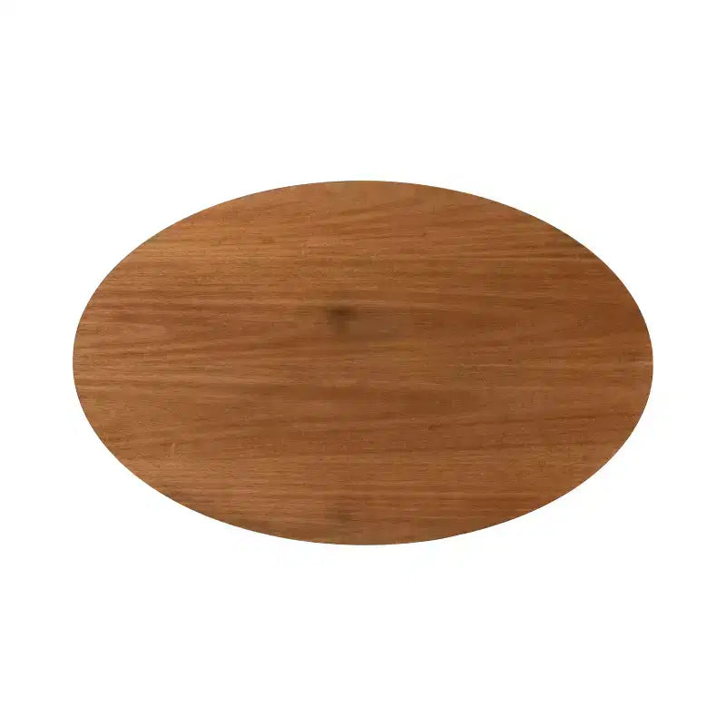 Table basse ovale en bois, 38"x24"x18", Naturelle