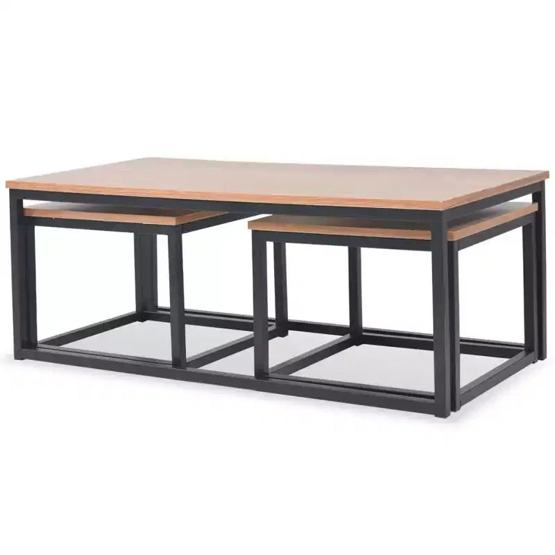 Ensemble table basse 3 pièces Frêne