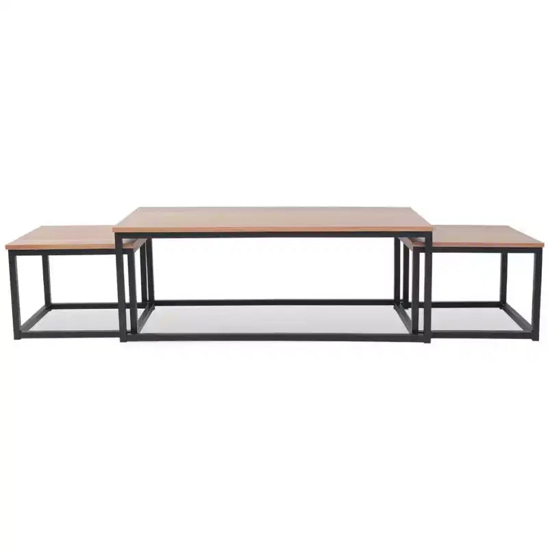 Ensemble table basse 3 pièces Frêne