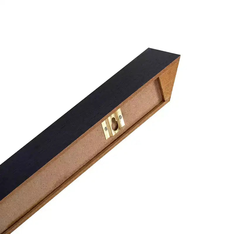 Étagère murale flottante noire de 45,9 cm, avec supports invisibles, en bois, pour salle de bain, chambre, cuisine